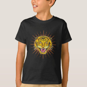 Hermosa camiseta para niños tigres