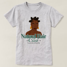 Hermosa camiseta personalizada con nudo Bantu negr