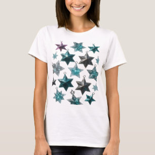 Hermosa camiseta personalizada de plata INDETERMIN