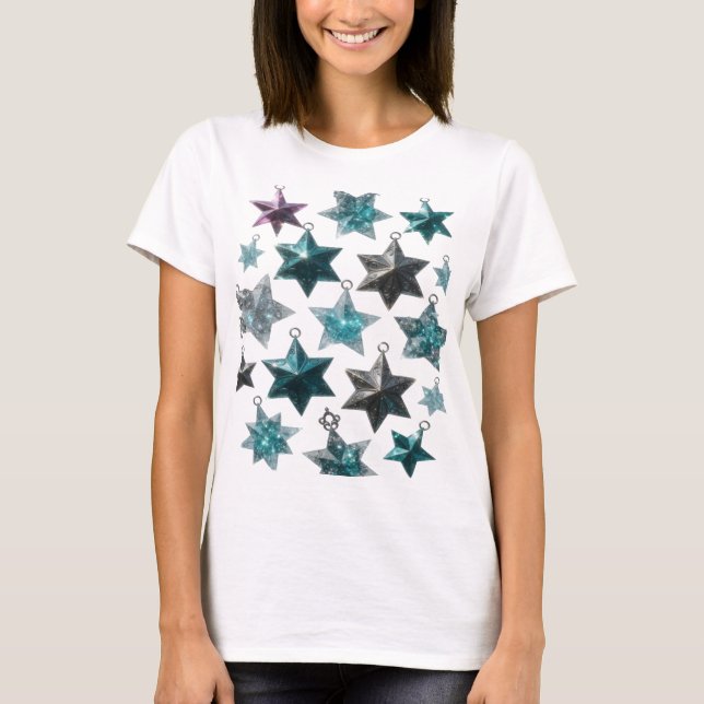 Hermosa camiseta personalizada de plata INDETERMIN (Anverso)