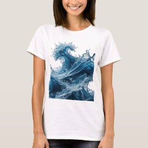 Hermosa camiseta personalizada WATER SPLASH de pla