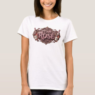 Hermosa camiseta TEAM ROS Slogan rosa