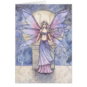 Hermosa carta de hadas de invierno de Molly Harris