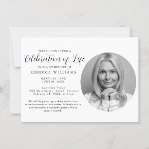 Hermosa celebración mínima de invitaciones a la vi