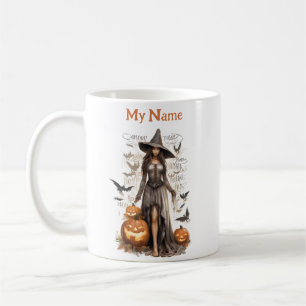 Hermosa Chica encantada: Copa de Brujas de Hallowe