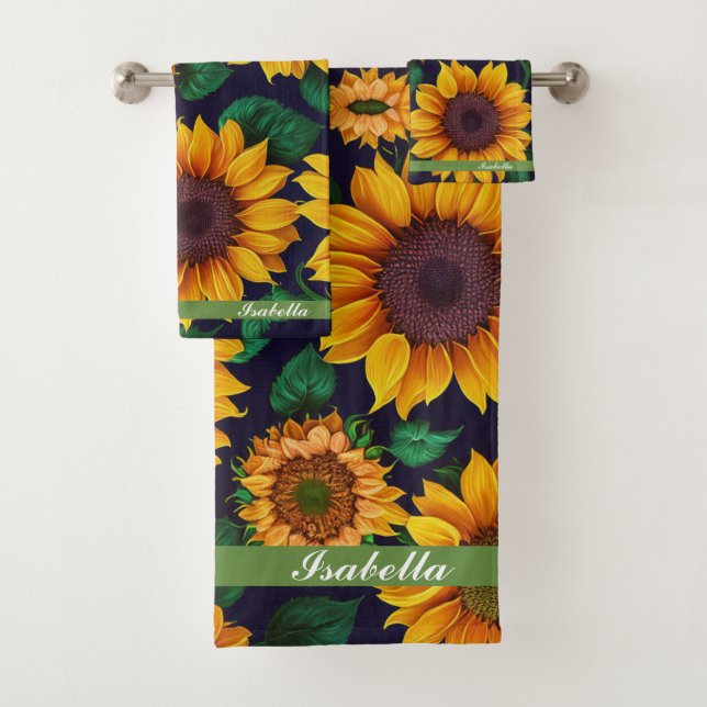 Hermosa colección de girasoles de moda (In situ)