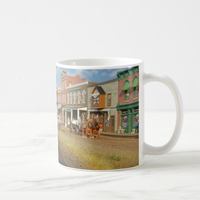 Hermosa Copa de Café de Modelo Ferroviario (Derecha)