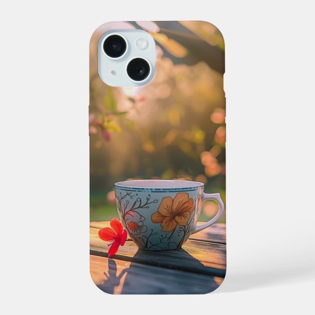 Hermosa Copa De Té Al Amanecer (Reverso )