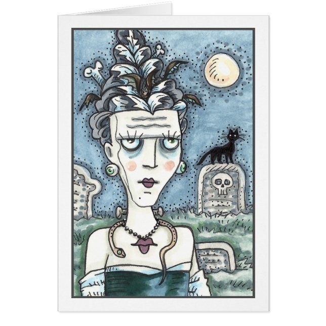 HERMOSA CREEPY FRANKENELLA MONSTER, GRAVES Blank (Frente)