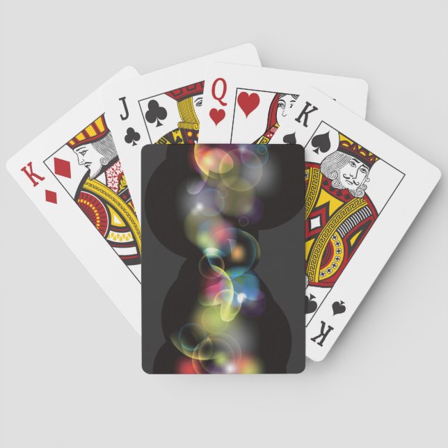 Hermosa cubierta abstracta de cartas de juego (Reverso)