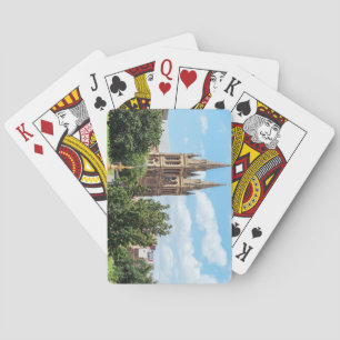 Hermosa cubierta exterior para jugar cartas