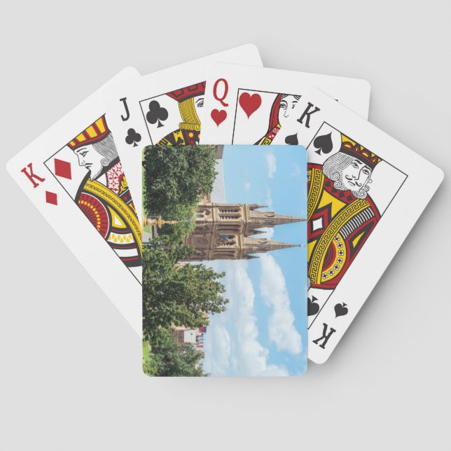 Hermosa cubierta exterior para jugar cartas (Reverso)