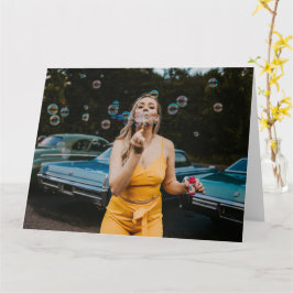 hermosa diosa tarjeta de saludo Bubbles