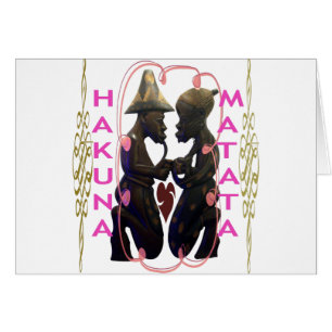 Hermosa e impresionante pareja africana: Un arte r