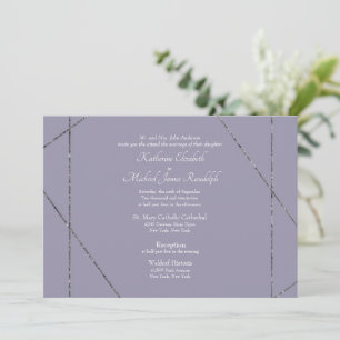 Hermosa Elegante Invitación de Boda con Foto II La