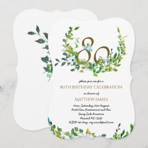 Hermosa elegante mujer de invitaciones de cumpleañ