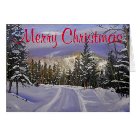 Hermosa escena de nieve de la montaña Colorado