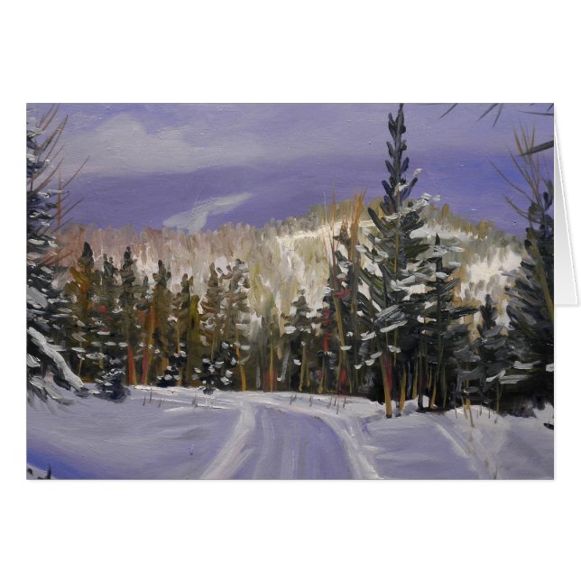 Hermosa escena de nieve de la montaña Colorado (Anverso (Horizontal))