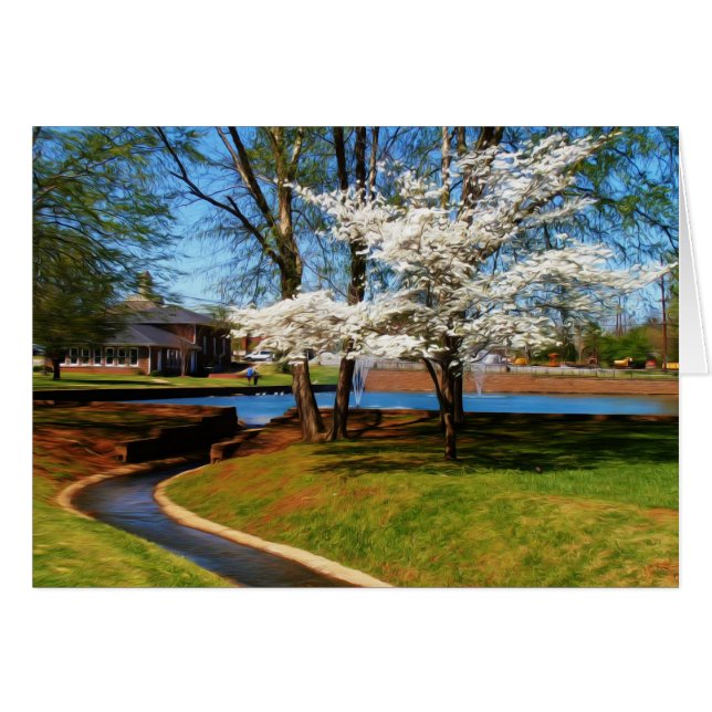 Hermosa escena del parque (Anverso (Horizontal))