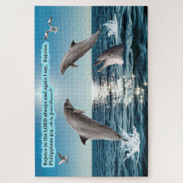 Hermosa Escritura de Delfines Rompecabezas Filipin
