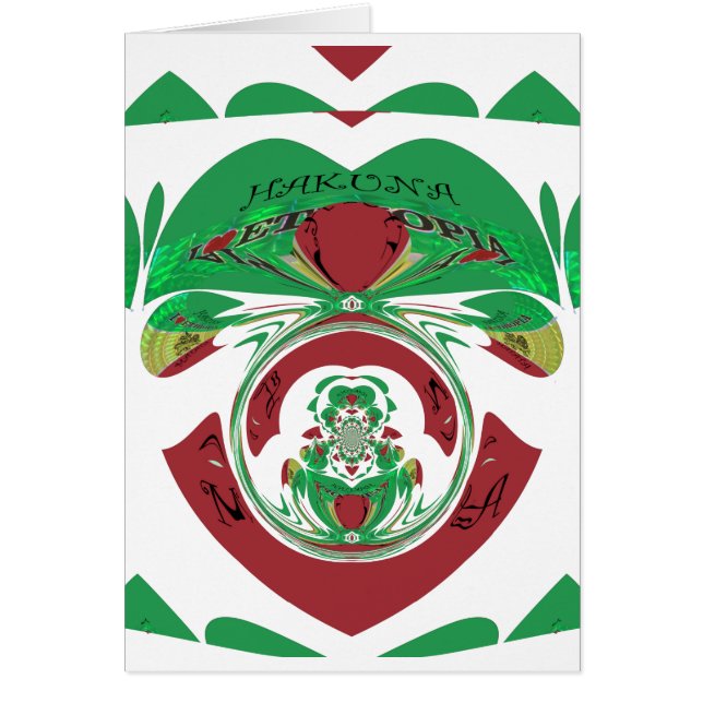 Hermosa Etiopía Encantadora Hakuna Matata Amo Hea (Frente)