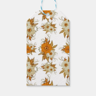 Hermosa etiqueta de regalo de otoño