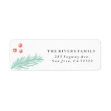 Hermosa etiqueta de vacaciones de marco de inviern