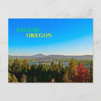 ¡Hermosa Eugene, Postal Panorámica Oregon!