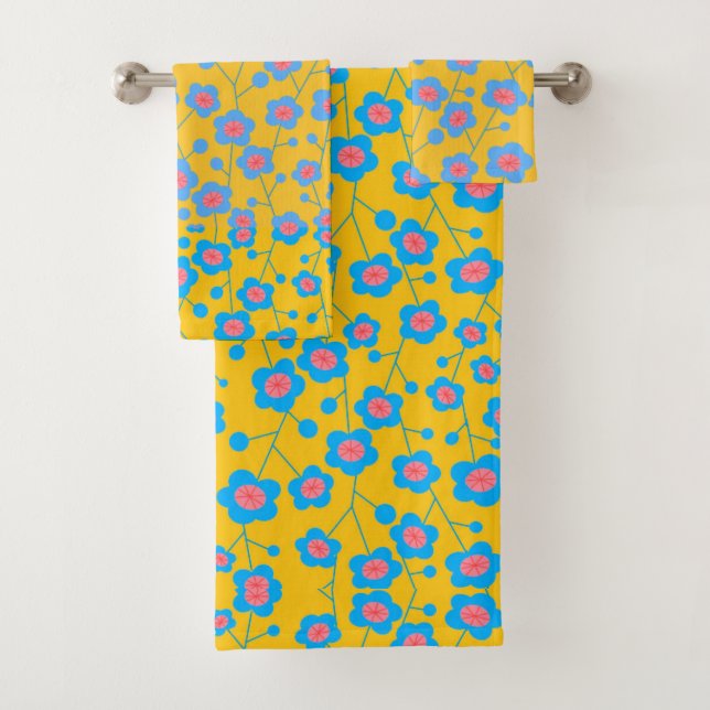 Hermosa floral azul (In situ)
