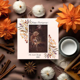 Hermosa foto del Día de Acción de Gracias en otoño