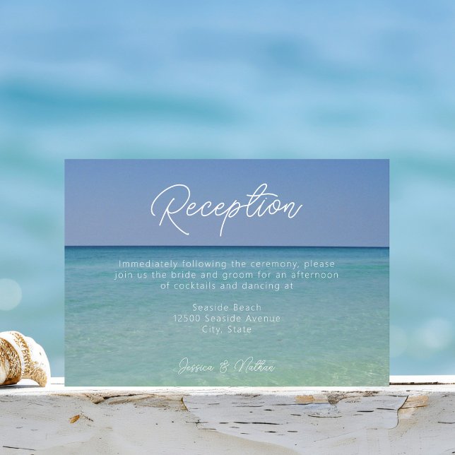 Hermosa fotografía de playa Recepción de boda (Subido por el creador)