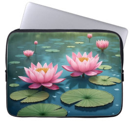 Hermosa funda para portátil Siam Lotus de 13 pulga