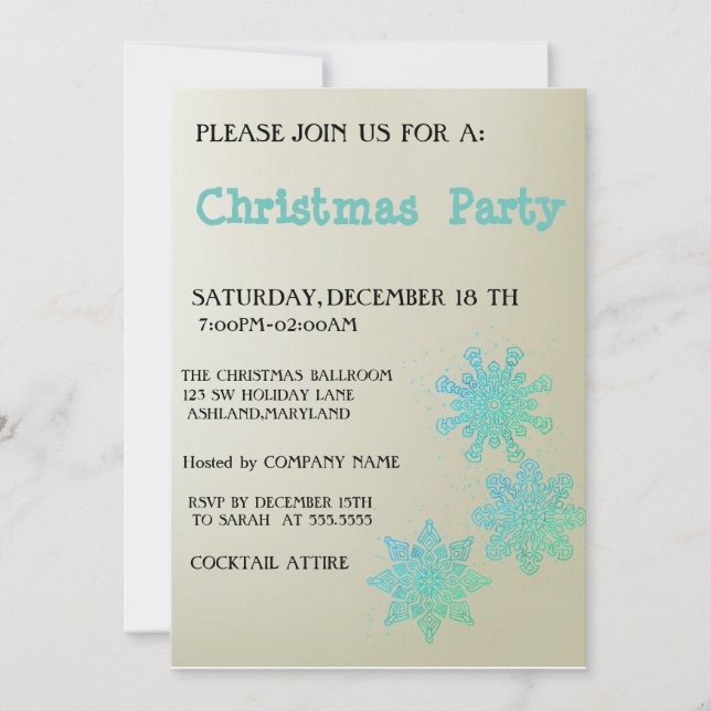 Hermosa, Guay, Sparkly, Invitación de estrella (Anverso)