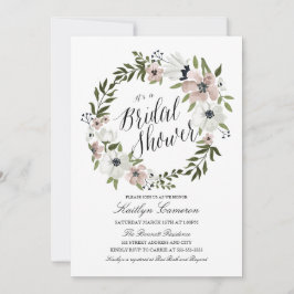 Hermosa guerra floral - Invitación a la ducha nupc