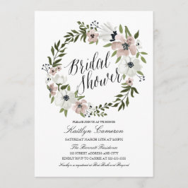 Hermosa guerra floral - Invitación a la ducha nupc