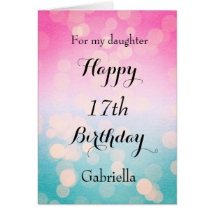 Hermosa hija de Bokeh 17 años