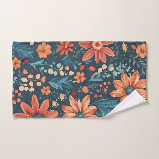 Hermosa Inspiración Floral (Toalla de mano)