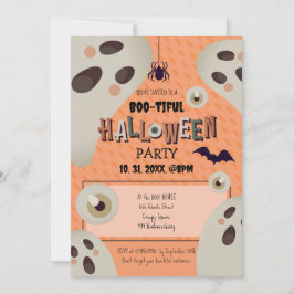 Hermosa invitación a Halloween