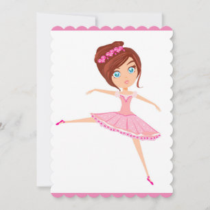 Hermosa invitación a la bailarina