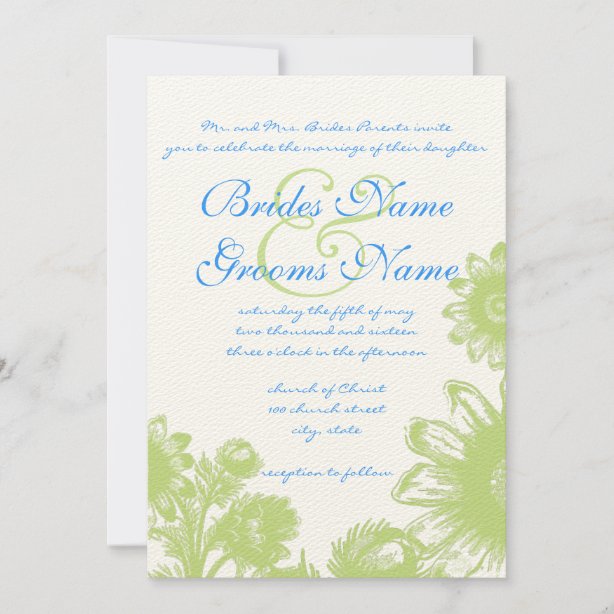 Invitaciones de boda Inglés Zazzle.es