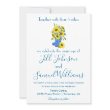 Hermosa invitación a la boda de la maleta de la fu