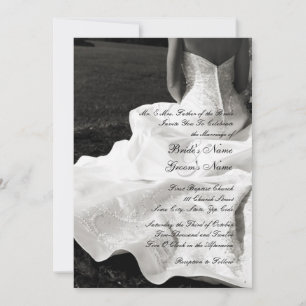 Hermosa invitación a la boda de novias