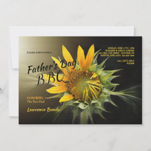 Hermosa invitación a los girasoles