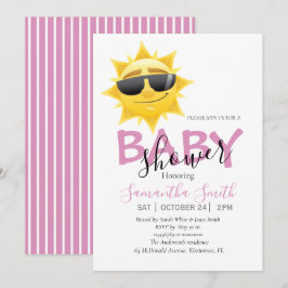 Hermosa Invitación de Baby Shower Sunshine Boho