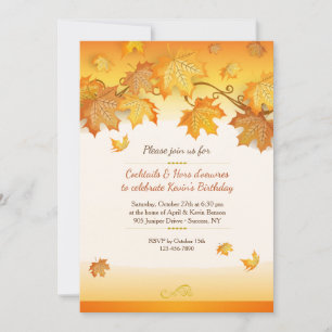 Hermosa Invitación de Otoño