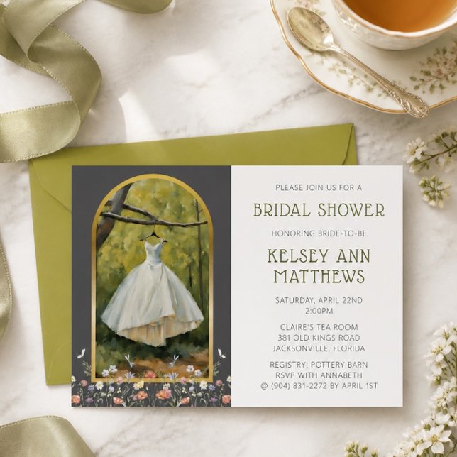 Hermosa invitación para la ducha de la novia (Subido por el creador)