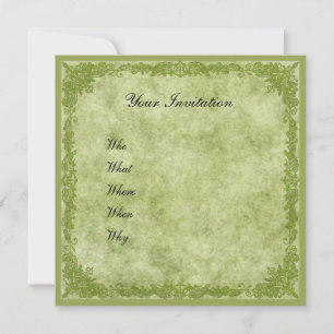 Hermosa invitación romántica