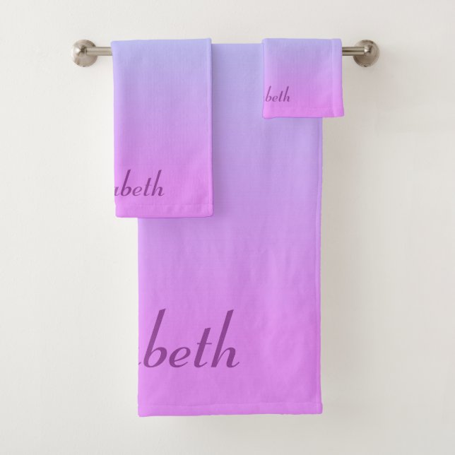 Hermosa lavanda Ombre y azul (In situ)