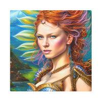 Hermosa lechuga pelirroja - Arte fantasmal - Arte