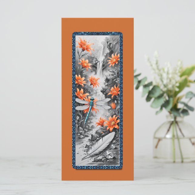 Hermosa libélula (Anverso de pie)